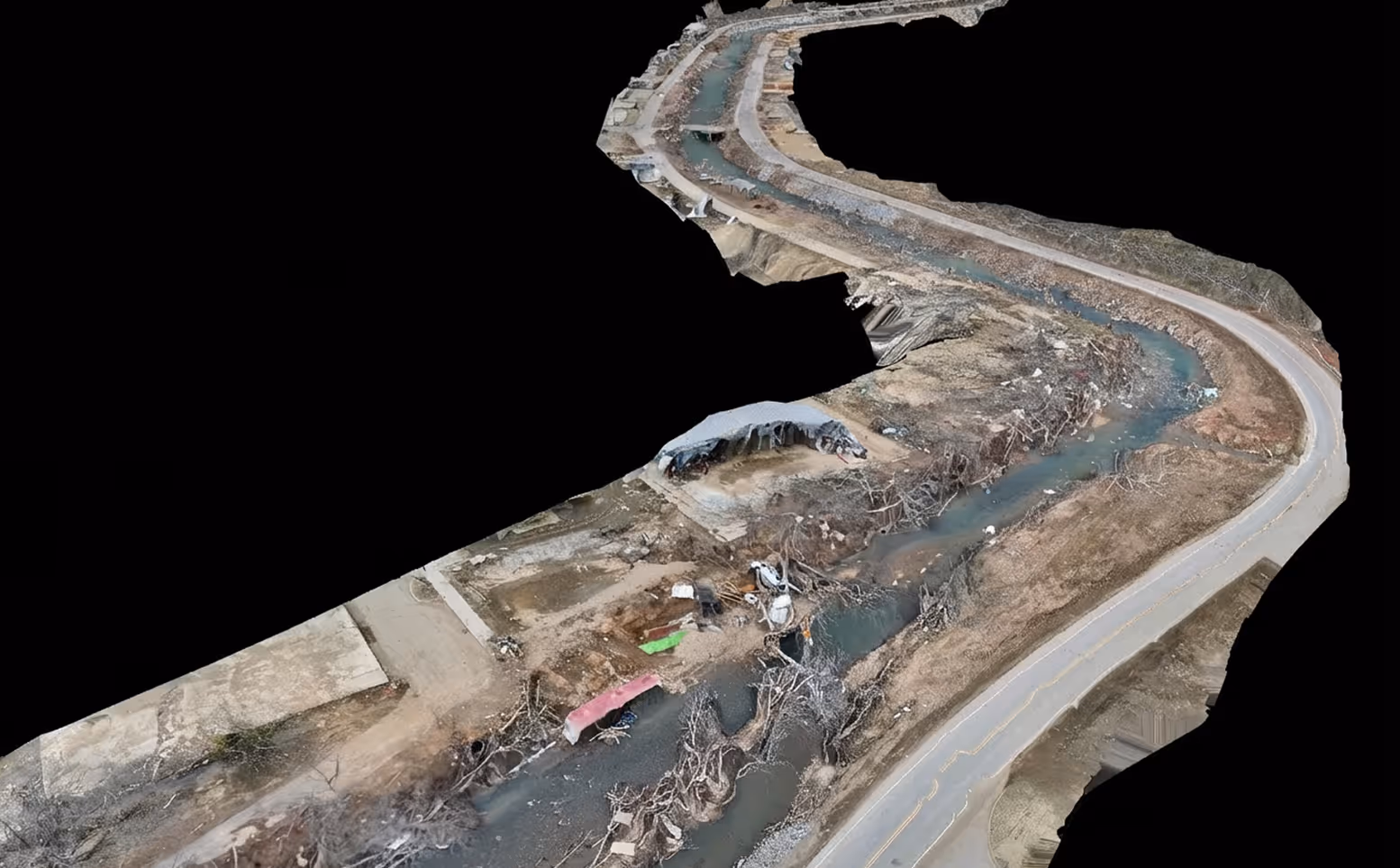 Post-disaster damage assessment from the air