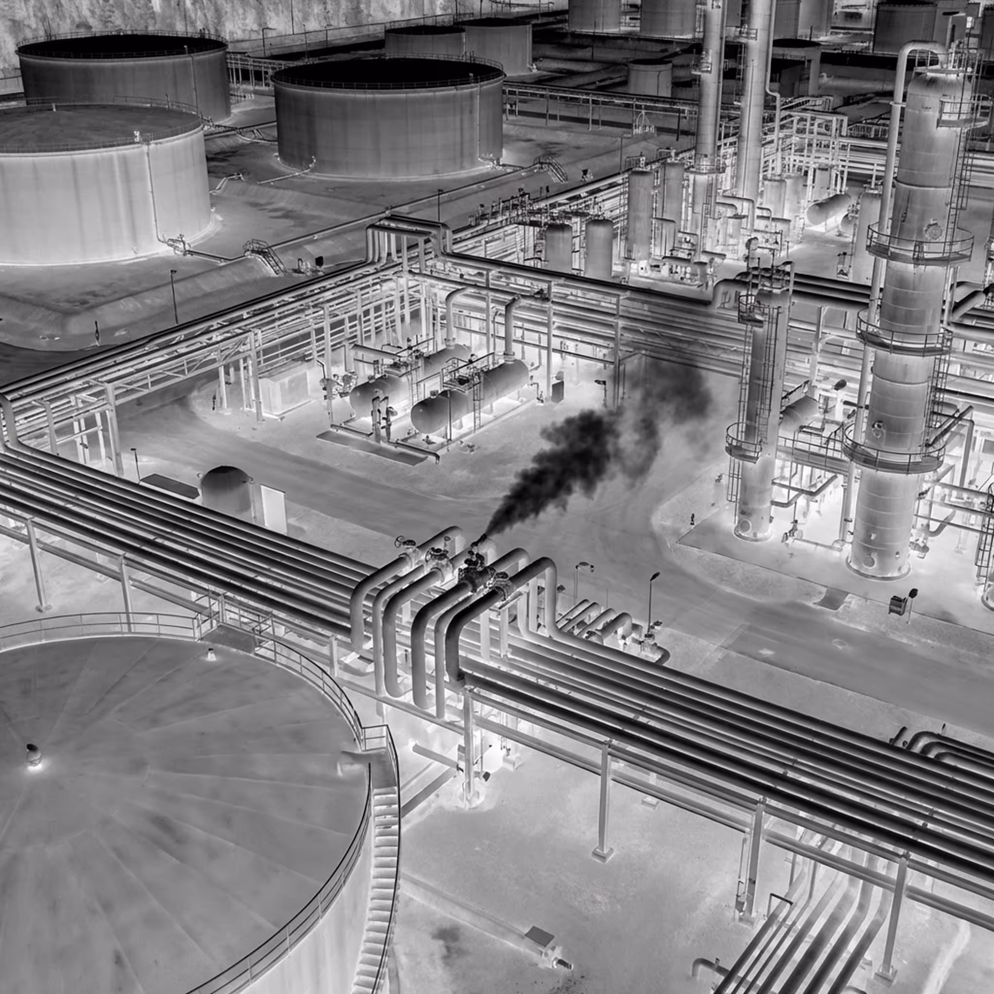 OGI leak detection flagging a source in thermal video