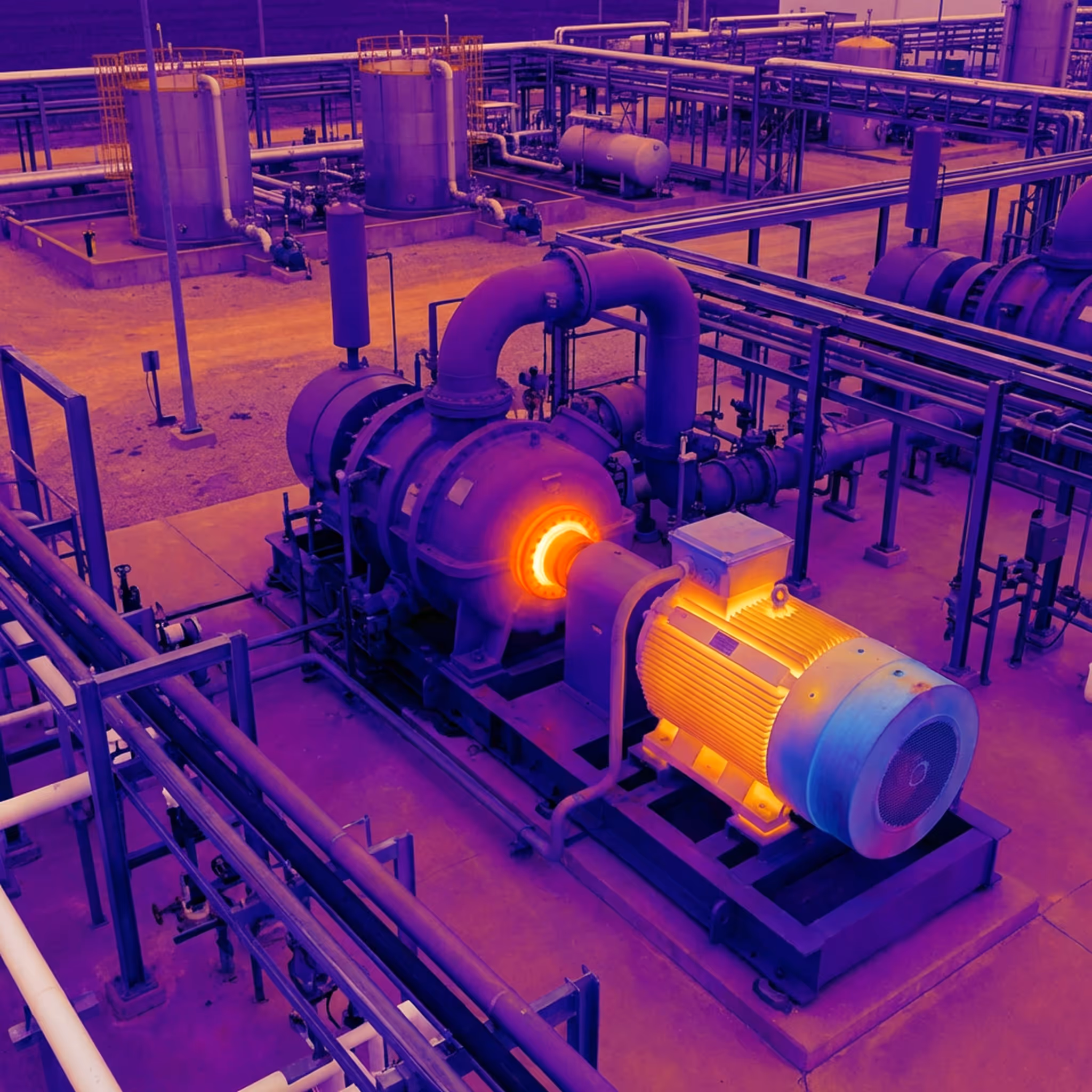 Anomaly detection highlighting corrosion on a pipe