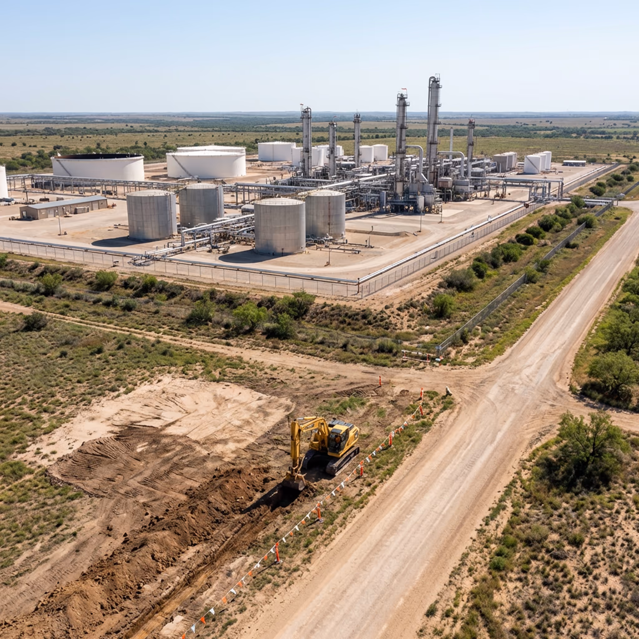 Encroachment alert for equipment over a buried pipeline
