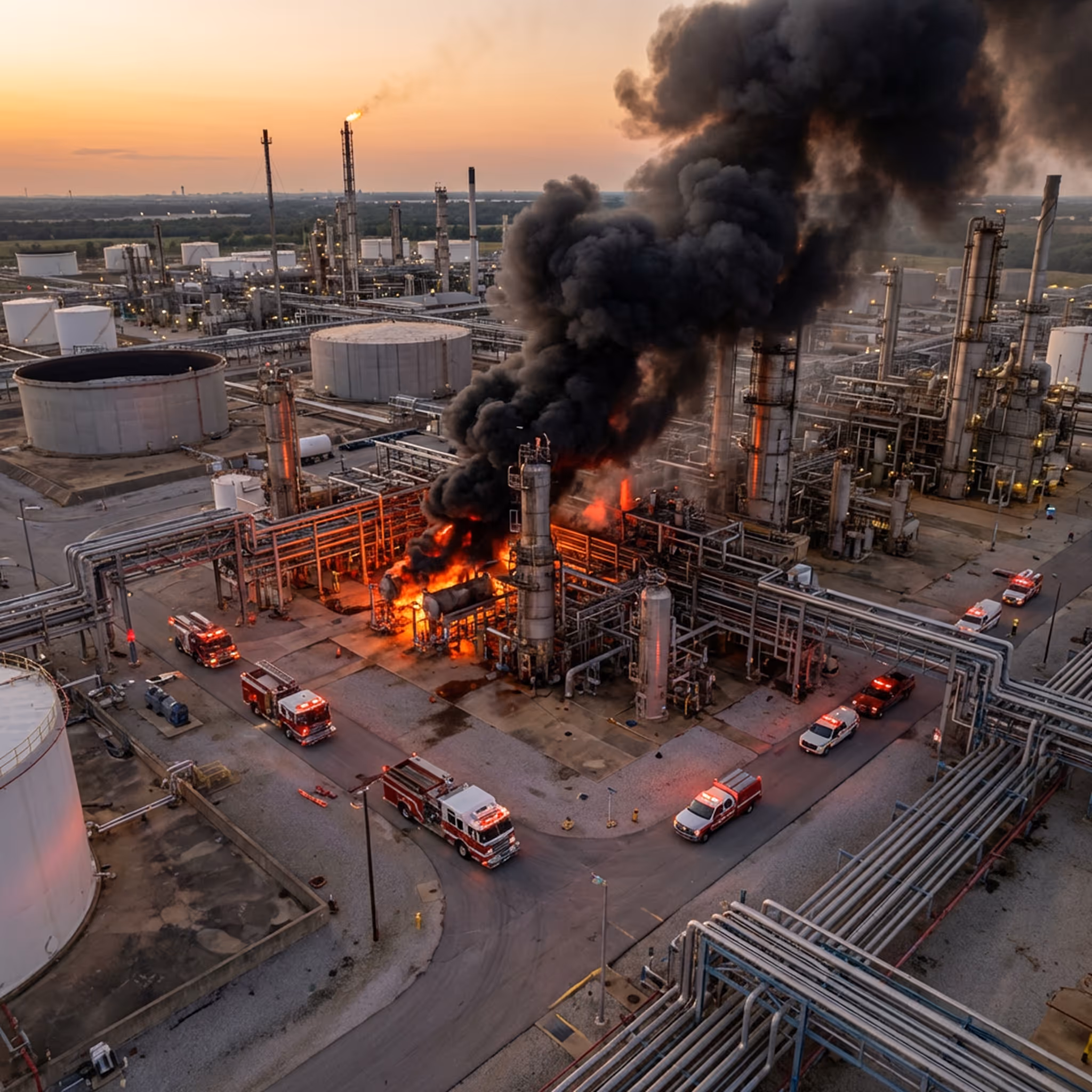 Thermal overview of an active site incident