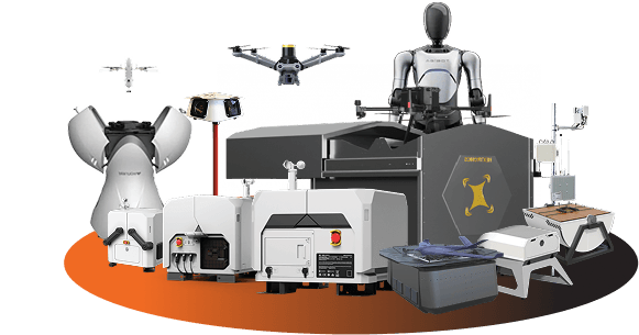 Drones, muelles, cargas útiles, robots y accesorios que se integran con FlytBase